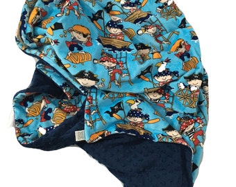 Pirate Minky Baby Blanket: Soft Crib Bedding (36 x 45 in)