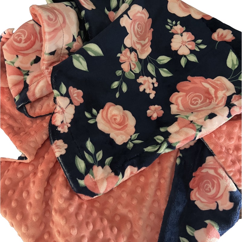 Red Rose Floral Blanket