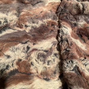 Wild Rabbit Minky Faux Fur Throw Blanket, Snowy Owl Minky Blanket, Luxury Faux Fur, Home Decor Adult Minky Blanket image 3