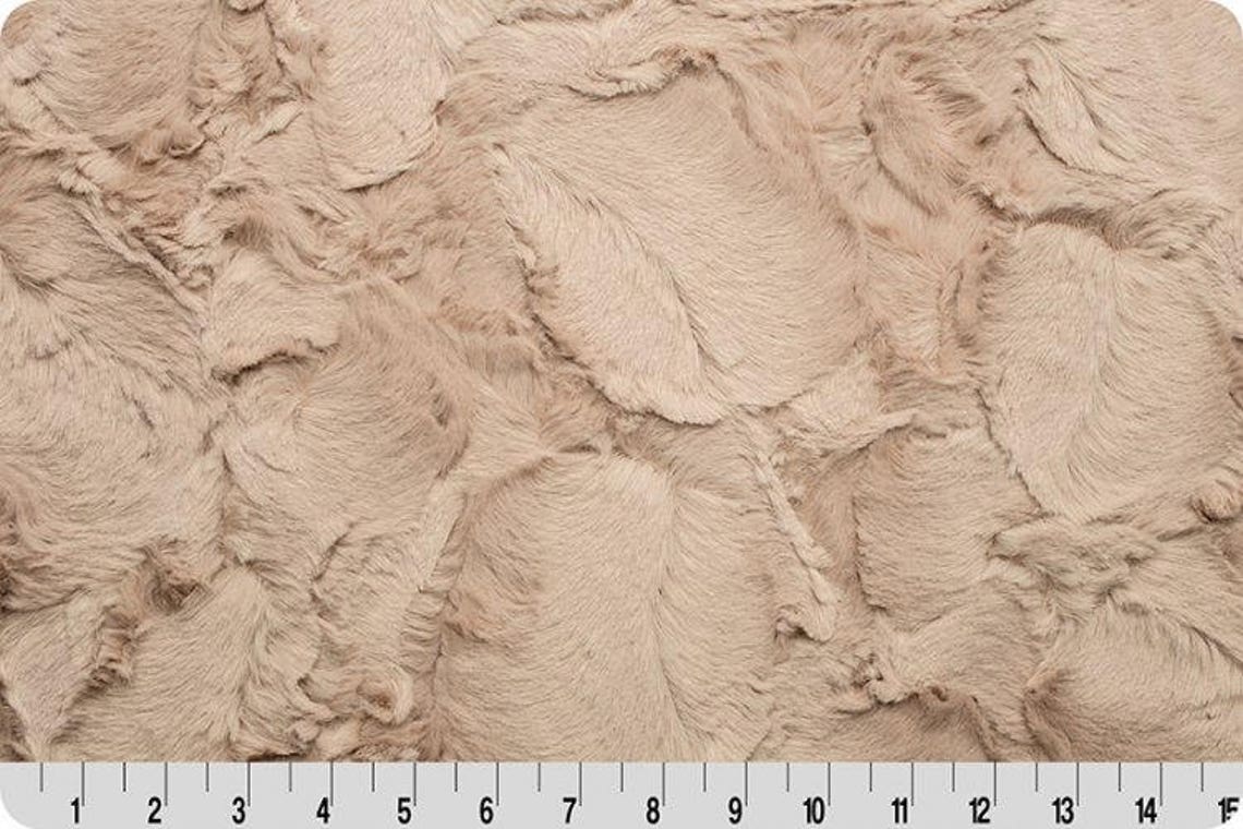 Deer Faux Fur Luxury Throw Faux Fur Blanket With Fawn Print Etsy