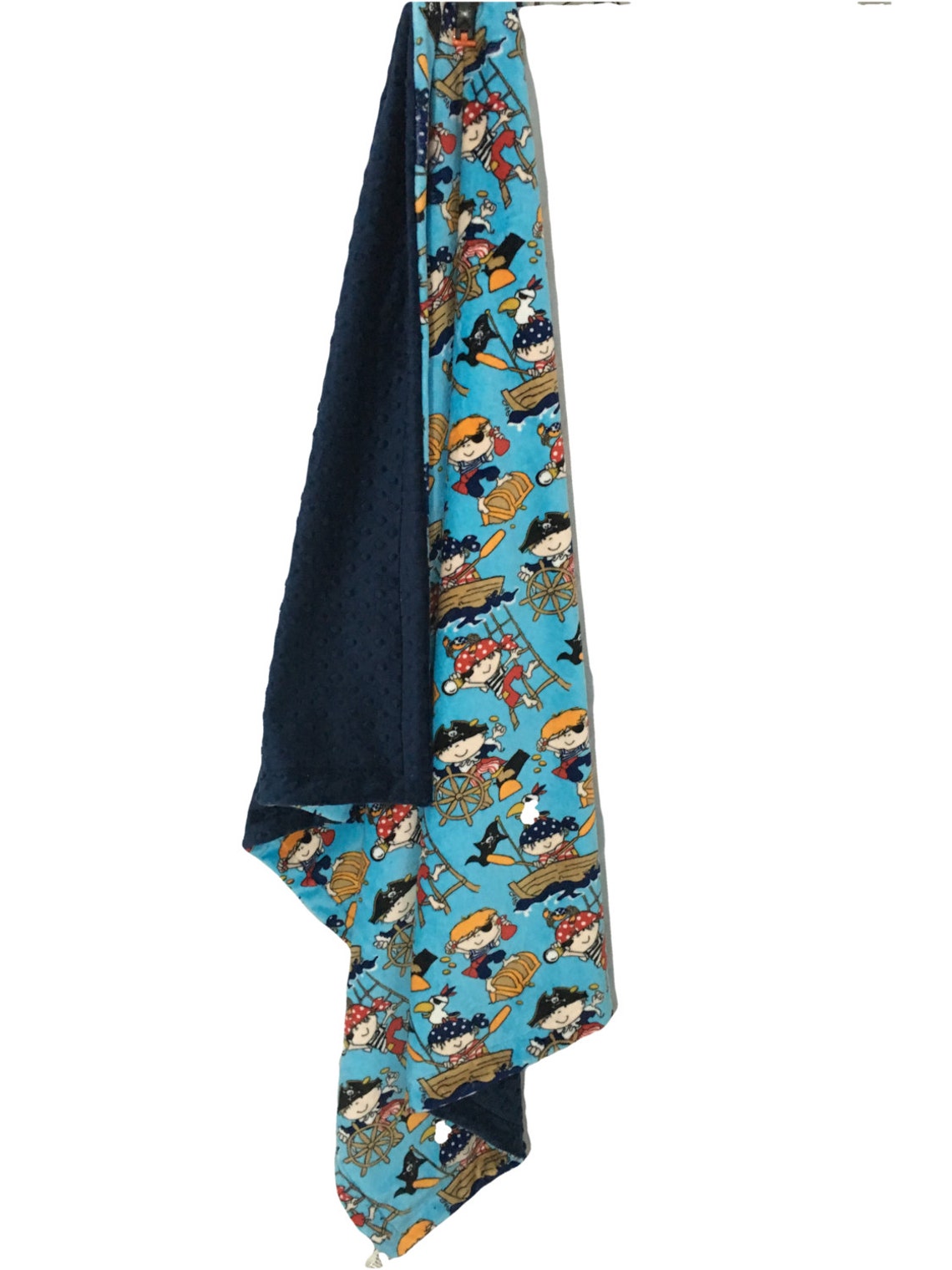 Pirate Minky Baby Blanket pirate Bedding Baby Boy Etsy