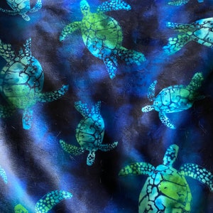 Minky Sea Turtle Throw Blanket, Personalized Minky Blanket. Sea Turtle 50 x 60 inch Throw Bild 5