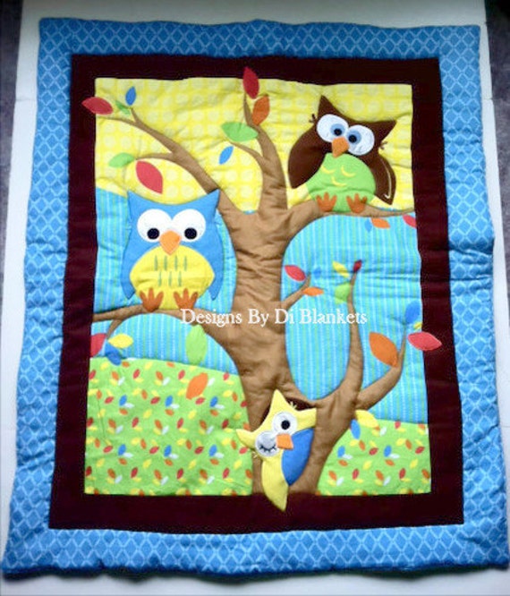 owl baby comforter