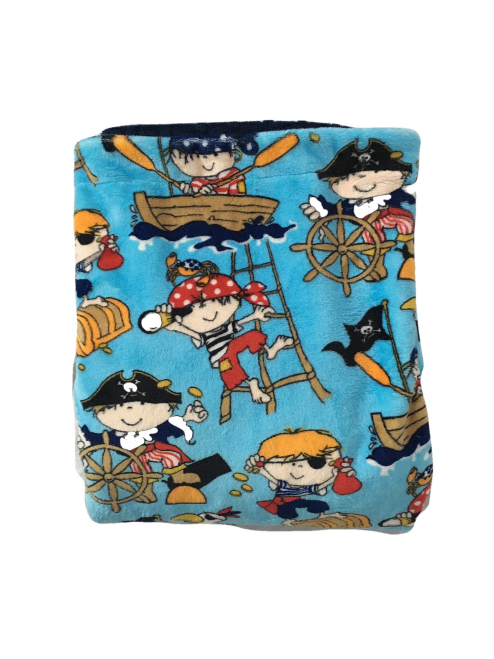 Minky Toddler Blanket Pirate Baby Blanketpirate Beddingkids Etsy