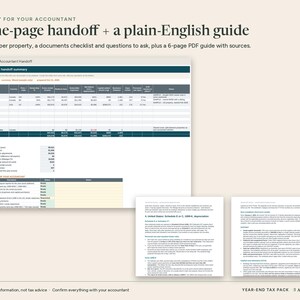 STR Tax Spreadsheet for Airbnb Hosts, Canada US, T776 Gst Hst, Schedule E Organizer, 1099-K Reconciliation, Mileage Log, Excel Workbook image 5