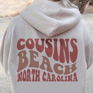 The Summer Carolina Beach Vacation Hoodie, Cousins Beach North Carolina Sweatshirt, Vintage Cousins Beach TSITP Sweatshirt, Cousins Crew Tee