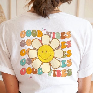 Good Vibes Only Vsco Shirt, Good Vibes Shirt, Positive Vibes Shirt, Happy Summer Retro Smiley Shirt, Peace Kindness Sunshine Hippie Shirt