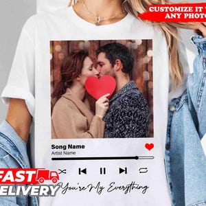 Custom Song Name Shirt Gift For Birthday, Custom Artist Name Shirt, Custom Song Name T-Shirt, Favorite Song Tee, Custom Favorite Artist Tee