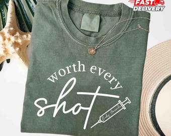 Custom Worth Every Shot IVF Baby Shirt, Baby Announcement, Pregnancy Reveal, Ivf Mom Shirt, Maternity Sweater, Pregnancy Shirt, Gift For Her