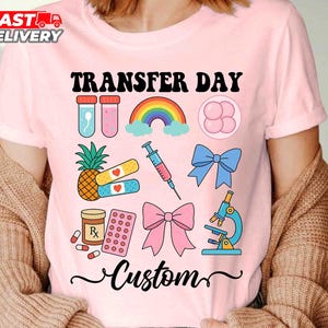 Custom IVF Transfer Day Shirt: Infertility Journey, IVF Wifey Gift