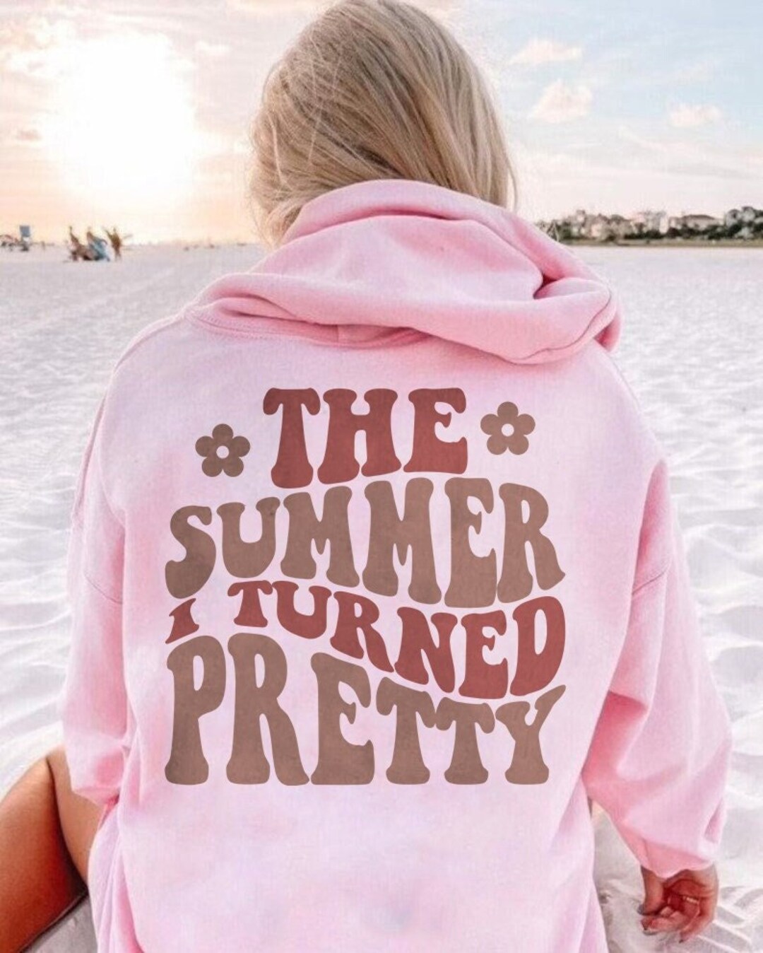 Generisch Sweat à Capuche Pour Femme Avec Imprimé Cousins