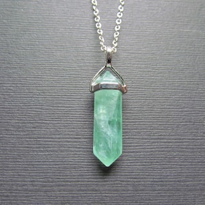 Green calcite best sale necklace