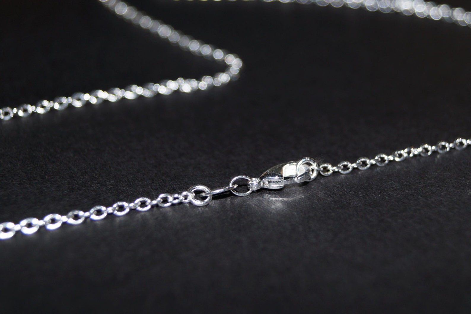 Silver Chain 20 Inch Necklace Solid Sterling Silver Etsy