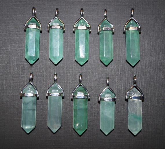 Green calcite pendant deals