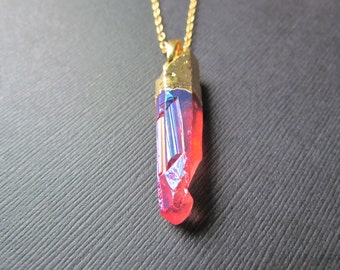 Gem Stone King 2.42 Ct Oval Last Dance Pink Mystic Quartz Red Ruby 925 Sterling Silver Pendant Gem Stone King 2.42 Ct Oval Last Dance Pink Mystic Quartz Red Ruby 925 Sterling Silver Pendant