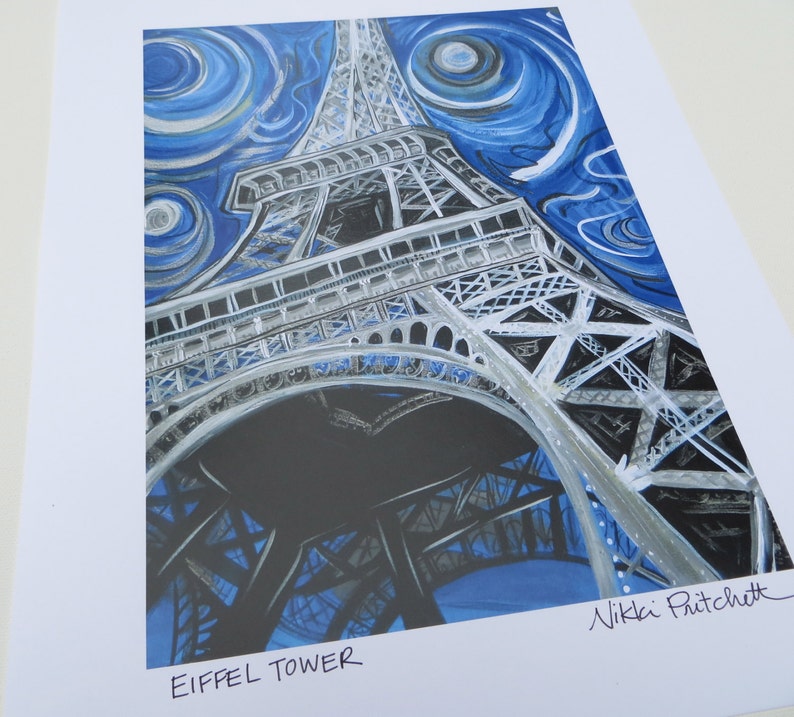 Eiffel Tower, 11x14 Signed Print, Paris, France scene image 2