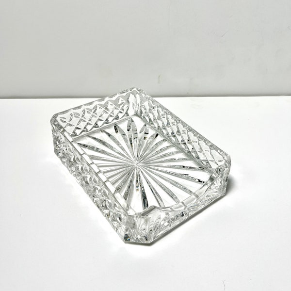 Vintage Waterford Crystal Notepad Holder 'Westford'