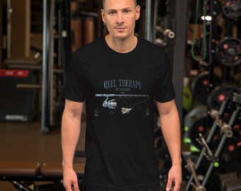 Angeltherapie – In Sitzung – Lustiges Angel-T-Shirt, Angelgeschenk für Ehemänner, lustiges Weihnachtsgeschenk für Männer
