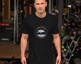 Angel-Anstecker – Lustiges Angel-T-Shirt, Wichtelgeschenk für Angler, Weihnachtsgeschenk für Angler