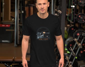 Angelaufnäher – Lustiges Angel-T-Shirt, Weihnachtsgeschenk für Opa, witziges Geschenk für Angler
