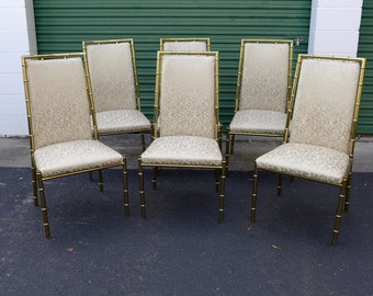 Bamboo back outlet dining chairs