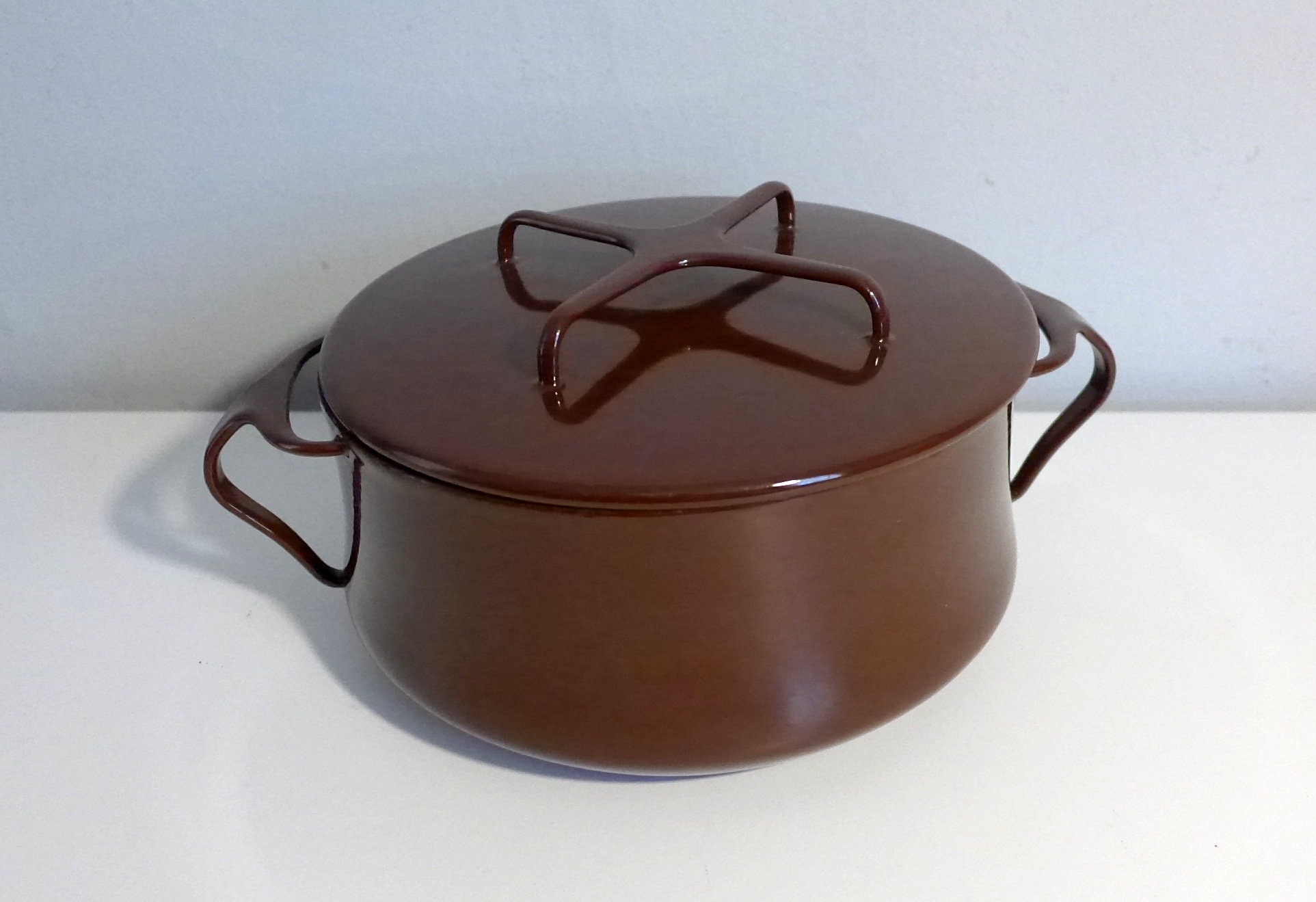 Rare XXL Dansk Kelly Green Stock Pot With Lid Kobenstyle 7 Qt