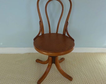 Bentwood swivel chair deals