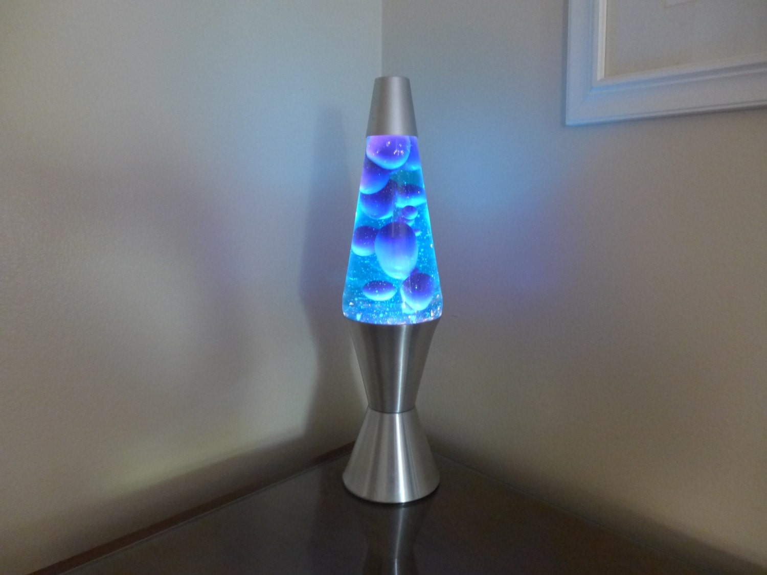 Blue And Purple Lava Lamp
