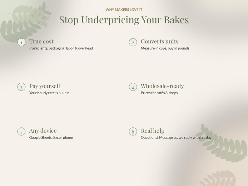Recipe Cost Calculator Spreadsheet, Bakery Pricing Template, Recipe Costing Sheet Google Sheets Excel, Home Baker Cake Pricing image 9