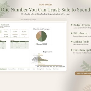 Budget Spreadsheet Bundle, Paycheck Planner, Debt Payoff Snowball, Net Worth Tracker, Google Sheets Excel image 4