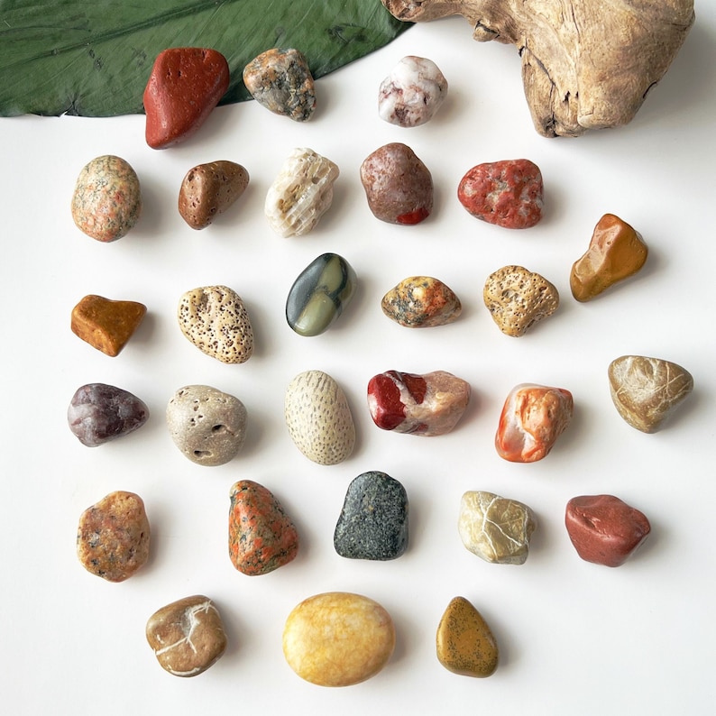 Natural Beach Stone Refrigerator Set of 4 Rock Etsy