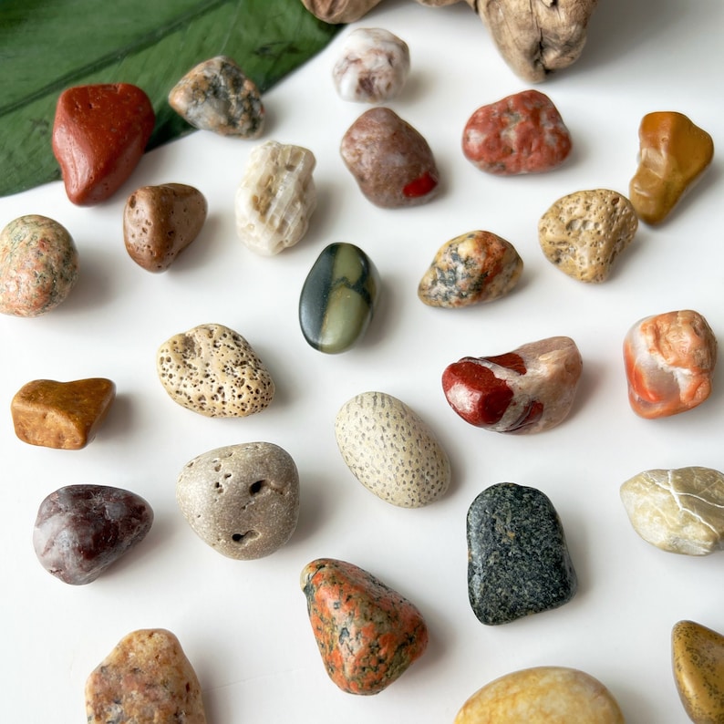 Natural Beach Stone Refrigerator Set of 4 Rock Etsy