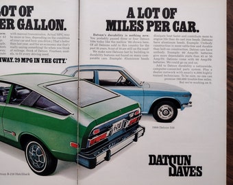 1970s Datsun Original Magazine Advertisement