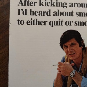 1970s True Cigarettes Original Magazine Advertisement image 3