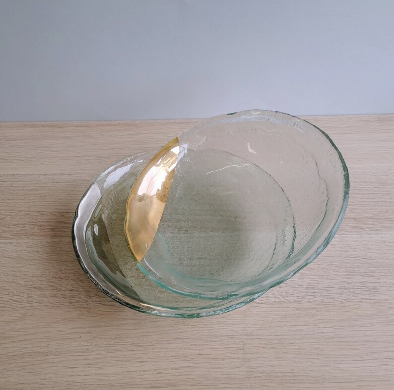Fused Glass Plate Set: Gold/Platinum Accent Dinnerware image 10