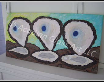 Oyster Bed Acrylic Painting - AGA original