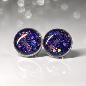Star Dusk Sparkle Fake Plugs -  2g,0g,00g,1/2&quot; - 20g