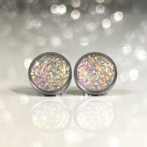 Sunset Iridescent Sparkle Fake Plugs -  2g,0g,00g,1/2&quot; - 20g