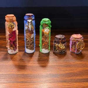 Lantern Spell Jars: Handmade, Curated Ingredients, Made to Order, Smoke Cleansed, Intention Set
