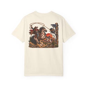 Anti-Flock Camera Shirt | Skeleton Cowboy Graphic Tee | Western Outlaw T-Shirt | Vintage Western Graphic Shirt
