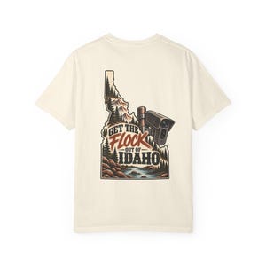 Get the Flock Out of Idaho Shirt | Anti-Flock Camera Tee | Idaho Graphic Shirt | Vintage Western Outdoor T-Shirt