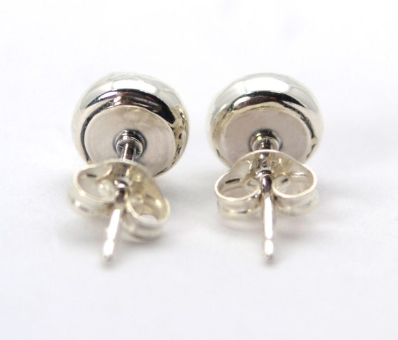 Para mujeres niñas 925 Sterling Sólido Plata Pendientes con Pasador Gem 6mm día de San Valentín Regalo