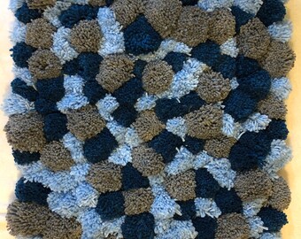 Pom Pom Rug Etsy