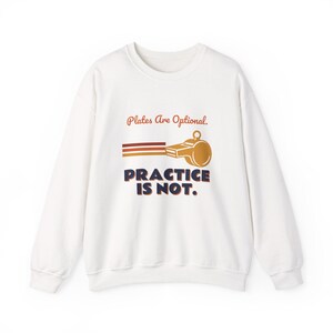 Plates Are Optional Practice Is Not Sweatshirt, Funny Sports Mom Crewneck, Practice Night Dinner Sweater, Busy Sports Family Gift