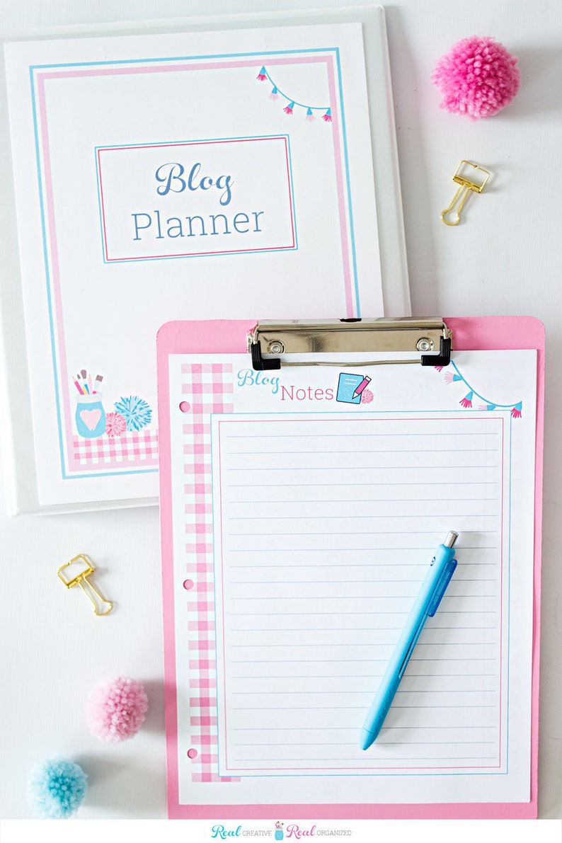 Blog Planning Blog Planner, Goal Planner, and Social Tracker Monthly Goal Planner Yearly Goal Planner image 8