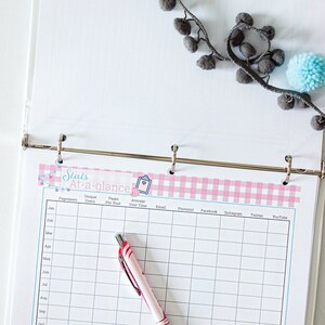 Blog Planning Blog Planner, Goal Planner, and Social Tracker Monthly Goal Planner Yearly Goal Planner image 6