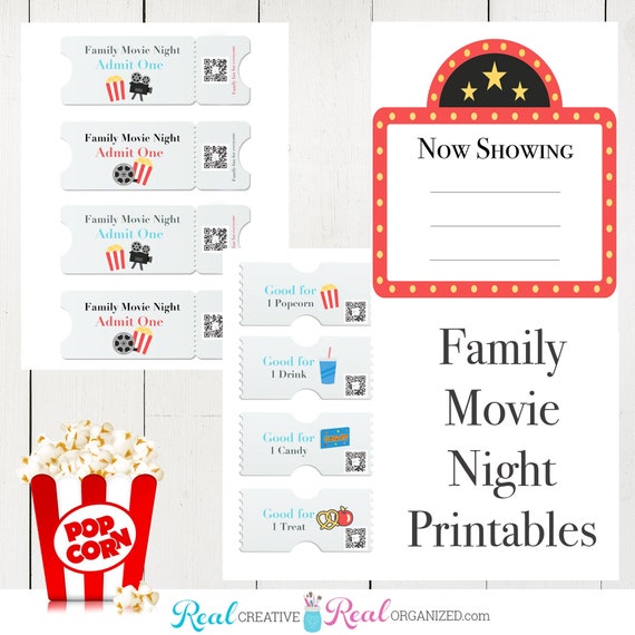 Printable Family Movie Night Scream VI Ticket 