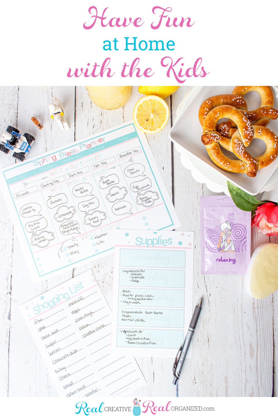 Spring Break Morning Routine Printable Spring Break at Home Printable Planner - Etsy