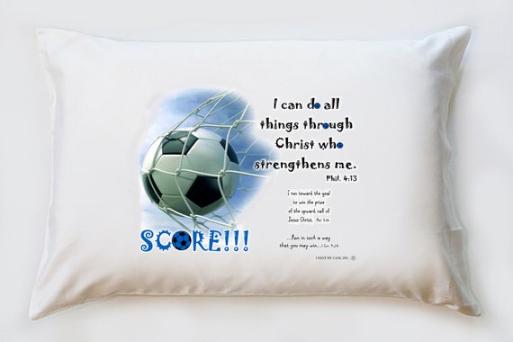 soccer pillowcase