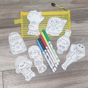 Little Yellow Guys Coloring Set
